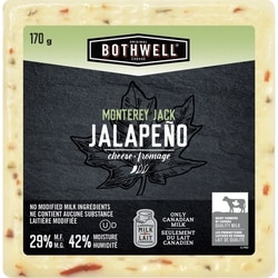 Bothwell Monterey Jack au piment jalapeño 170 g, 5,58 $/100g