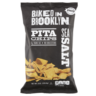 Baked In Brooklyn Kosher Sea Salt Pita Chips 226.8 g, $1.76/100g