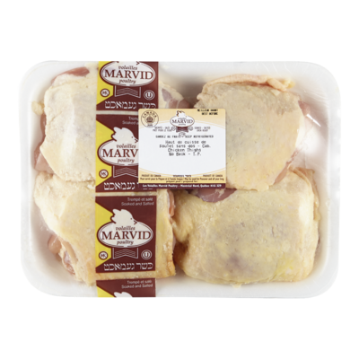 Marvid Poultry Kosher Chicken Thighs, Tray Pack $28.64/1kg $12.99/1lb