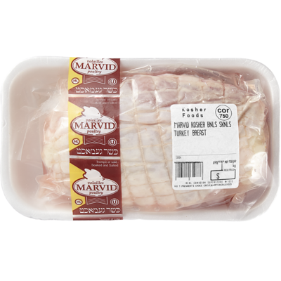 Volaille Marvid Poitrine de dinde casher 15,41 $/1kg 6,99 $/1lb