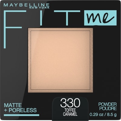Maybelline New York Fit Me! poudre compacte Matte+Poreless, 330 Toffee 1 ea, 13,99 $/1ch