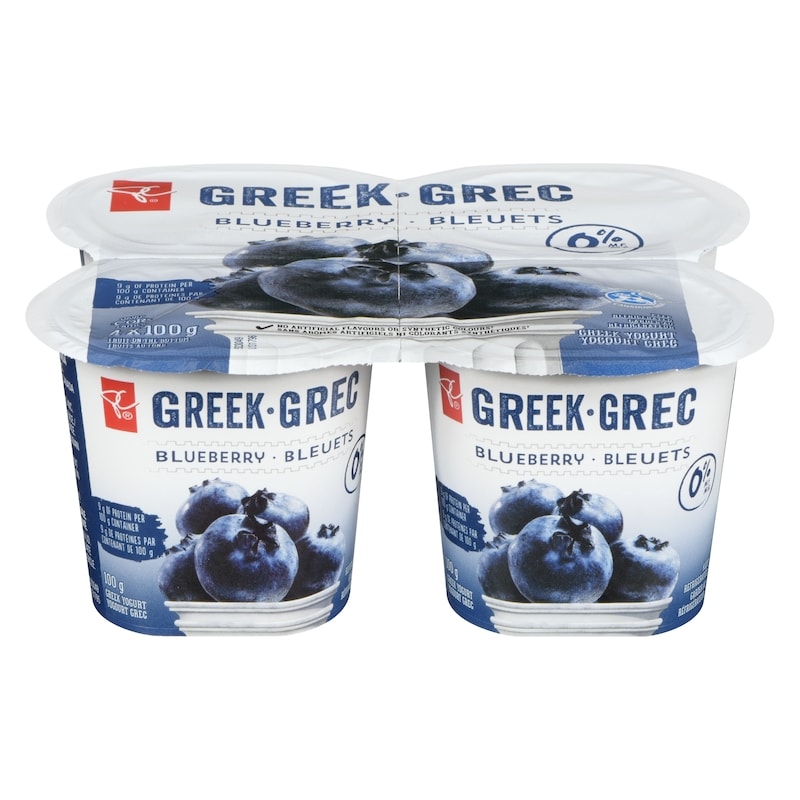 Blueberry Fruit On The Bottom 0% M.F. Greek Yogurt