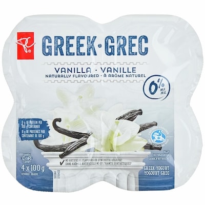 Vanilla Greek Yogurt 4 Pack