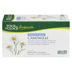 Four O’Clock Herbalist Tisane Calme Camomille 20 g, 27,45 $/100g