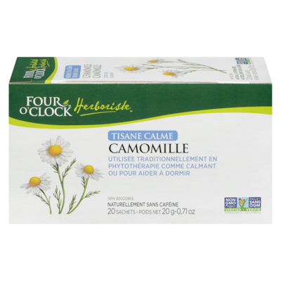 Four O’Clock Herbalist Tisane Calme Camomille 20 g, 27,45 $/100g