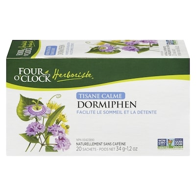 Four O’Clock Herbalist Tisane Calme Dormiphen 34 g, 16,15 $/100g