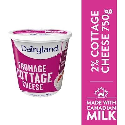 Dairyland 2% Cottage Cheese 750 g, $0.97/100g