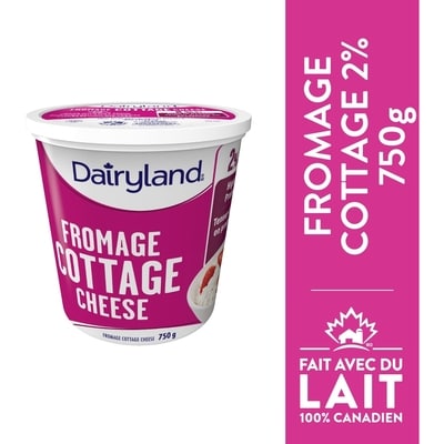 Dairyland Fromage cottage 2 % 750 g, 0,97 $/100g