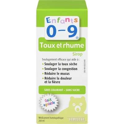 Homeocan Sirop Jour 250 ml, 5,60 $/100ml