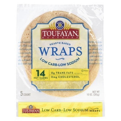 Foodfest Kosher Low Carbohydrate Wraps 312 g, $1.92/100g