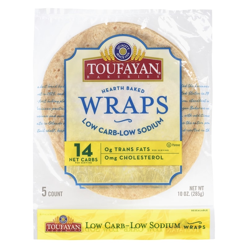 Kosher Low Carbohydrate Wraps
