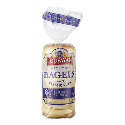 Toufayan Toufayan Plain Bagels 567 g, $0.79/100g