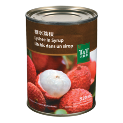 T&T Lychee in Syrup 540 ml, $0.74/100ml
