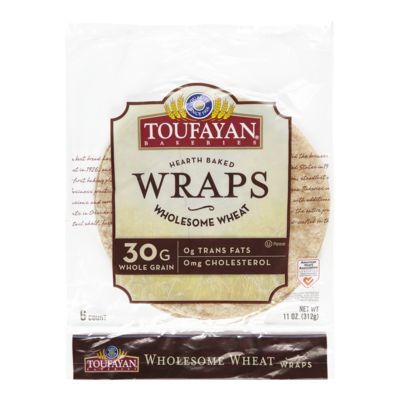 Toufayan Kosher Toufayan Wholesome Wheat Wraps 312 g, $1.38/100g