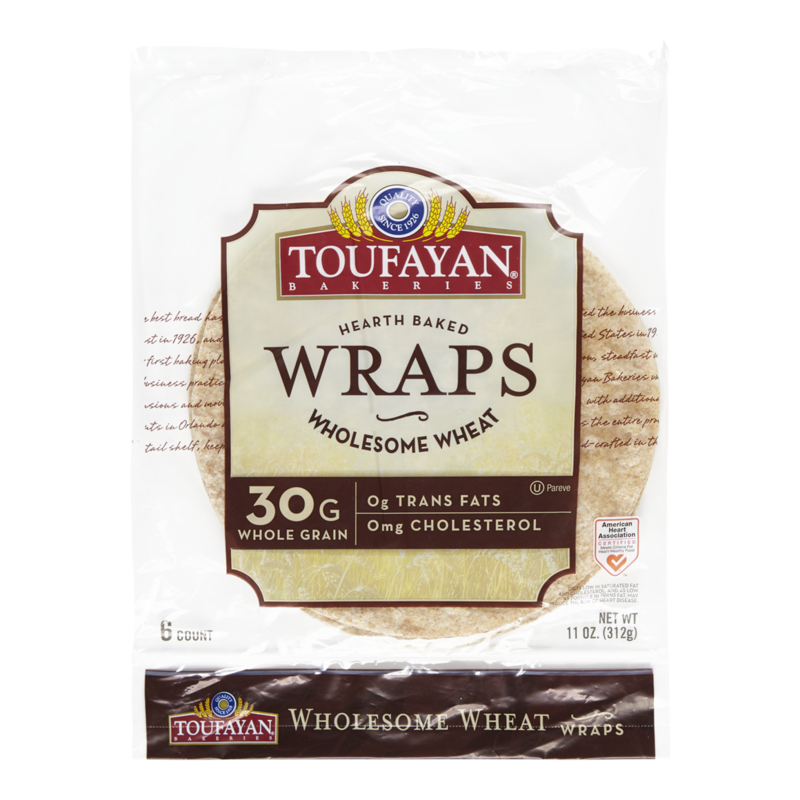 Kosher Toufayan Wholesome Wheat Wraps