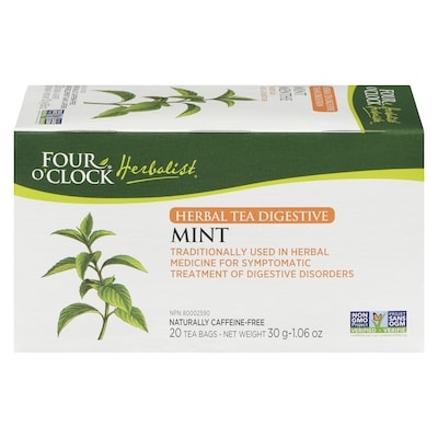 Four O'Clock Herbalist Herbal Tea Digestive Mint 30 g, $18.30/100g
