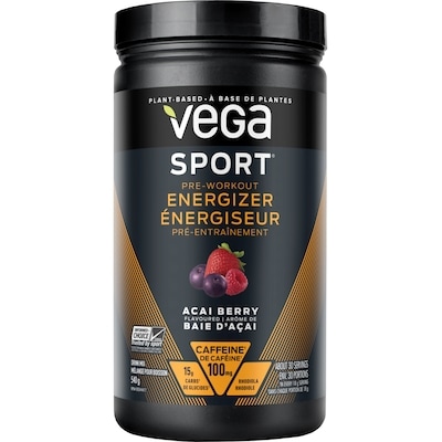 Vega Sport Pre-Workout Energizer, Acai Berry 540 g, $9.63/100g