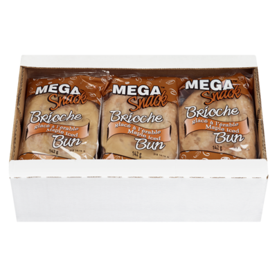 Mega Snacks Iced Honey Bun  9x142.0 g, $1.17/100g