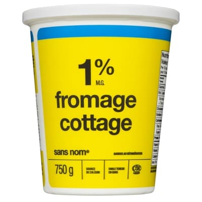Fromage cottage, 1 % M.G.