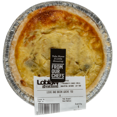 From Our Chefs Leek & Bacon Quiche 150 g, $3.33/100g