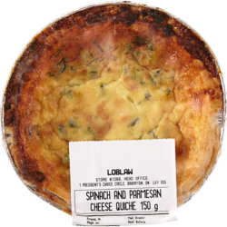 From Our Chefs Spinach Quiche 150 g, $3.33/100g