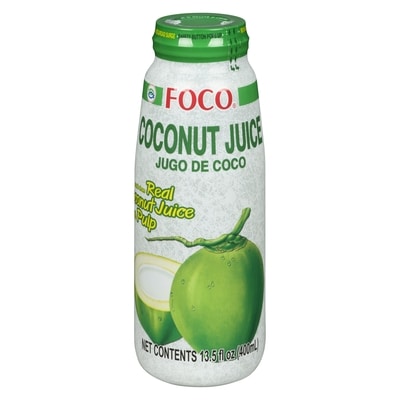 Foco Coconut Juice 400 ml, $0.75/100ml
