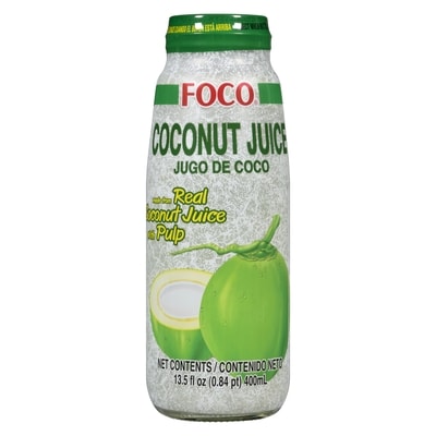 Foco Jus de noix de coco 400 ml, 0,75 $/100ml