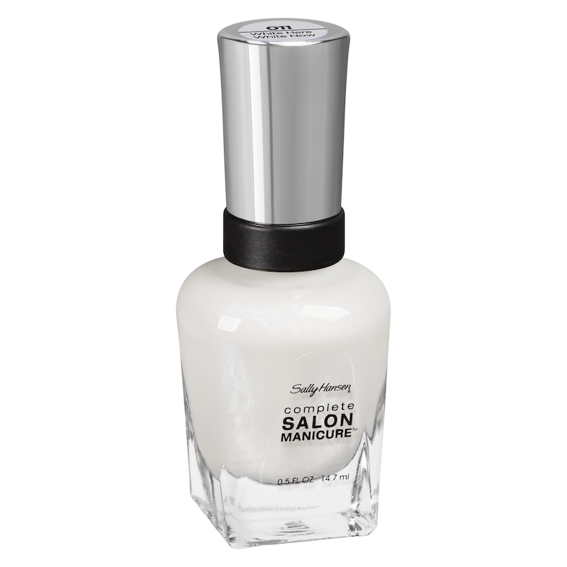 Complete Salon Manicure Nail Polish, White Here White Now