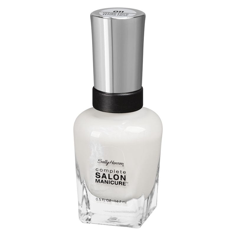 Complete Salon Manicure Nail Polish, White Here White Now