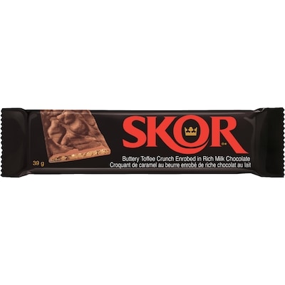 Hershey’s Barre chocolatée Skor 39 g, 3,21 $/100g