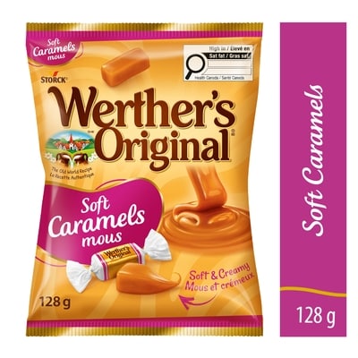 Werther’s Original Bonbons Crème-Caramels mous 128 g, 2,34 $/100g