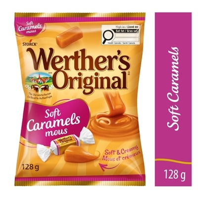 Werther’s Original Bonbons Crème-Caramels mous 128 g, 2,34 $/100g