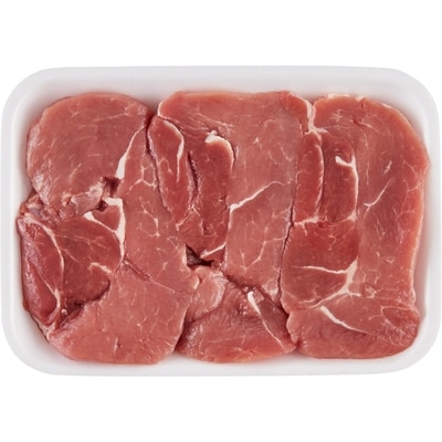 null Côtelettes de surlonge de porc, sans os 16,51 $/1kg 7,49 $/1lb