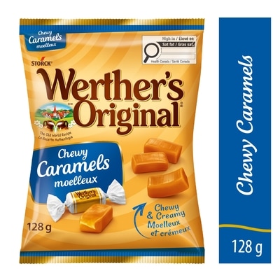 Werther’s Original Bonbons au caramel moelleux 128 g, 2,34 $/100g