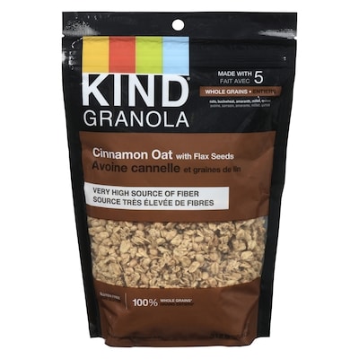 Kind bar Granola Cinnamon Oat with Flax Seeds  312 g, $2.56/100g