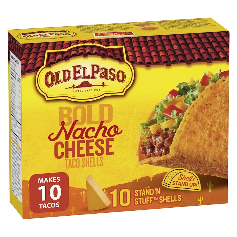 Old El Paso Stand n' Stuff Taco Shells, Cheesy Blasted, Gluten