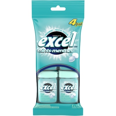 Wrigley's Fresh Mint Flavoured Mints, 4 Packs 4 ea, $1.25/1ea