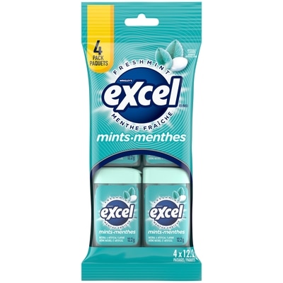 Wrigley's Fresh Mint Flavoured Mints, 4 Packs 4 ea, $1.25/1ea