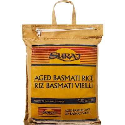 Suraj Aged Basmati Rice 3.63 kg, $0.28/100g