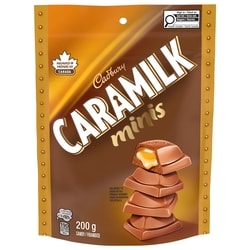 Cadbury CARAMILK Minis, chocolat au caramel, cacao 100% durable 200 g, 2,50 $/100g