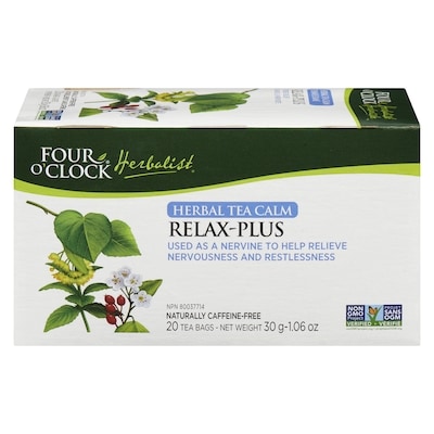 Four O'Clock Herbalist Herbal Tea Calm Relax-Plus No Caffeine 30 g, $18.30/100g