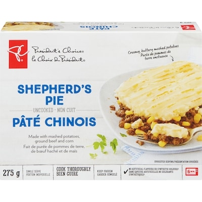 le Choix du Président Pâté chinois   275 g, 2,11 $/100g