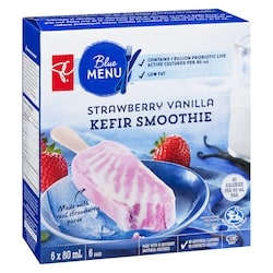 PC Blue Menu Strawberry Vanilla Kefir Smoothie Bars - 480 ml | Zehrs