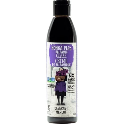 Nonna Pia's Gourmet Sauces Balsamic Glaze Cabernet Merlot 250 ml, $4.60/100ml