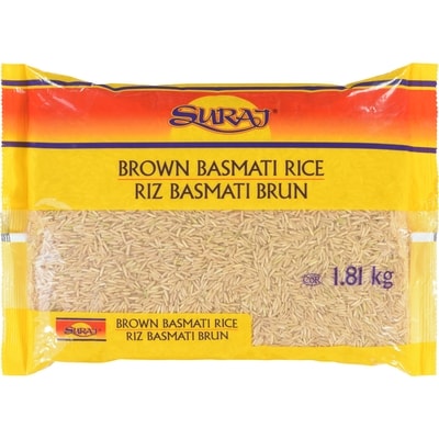 Suraj Brown Basmati Rice 1.81 kg, $0.30/100g