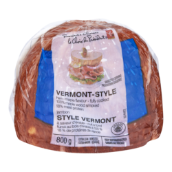 le Choix du Président Jambon Extra-Maigre Désossé Style Vermont À Saveur D'Érable 800 g, 1,87 $/100g
