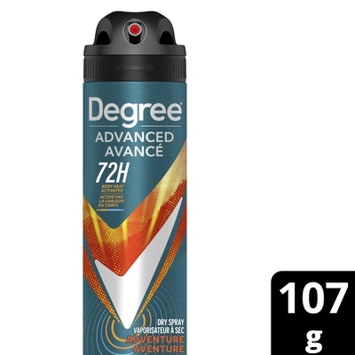 Degree Advanced Antisudorifique Vaporisateur à Sec Aventure 107 g, 7,28 $/100g