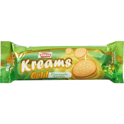 Parle Flavoured Sandwich Biscuits Pineapple 66.64 g, $1.49/100g