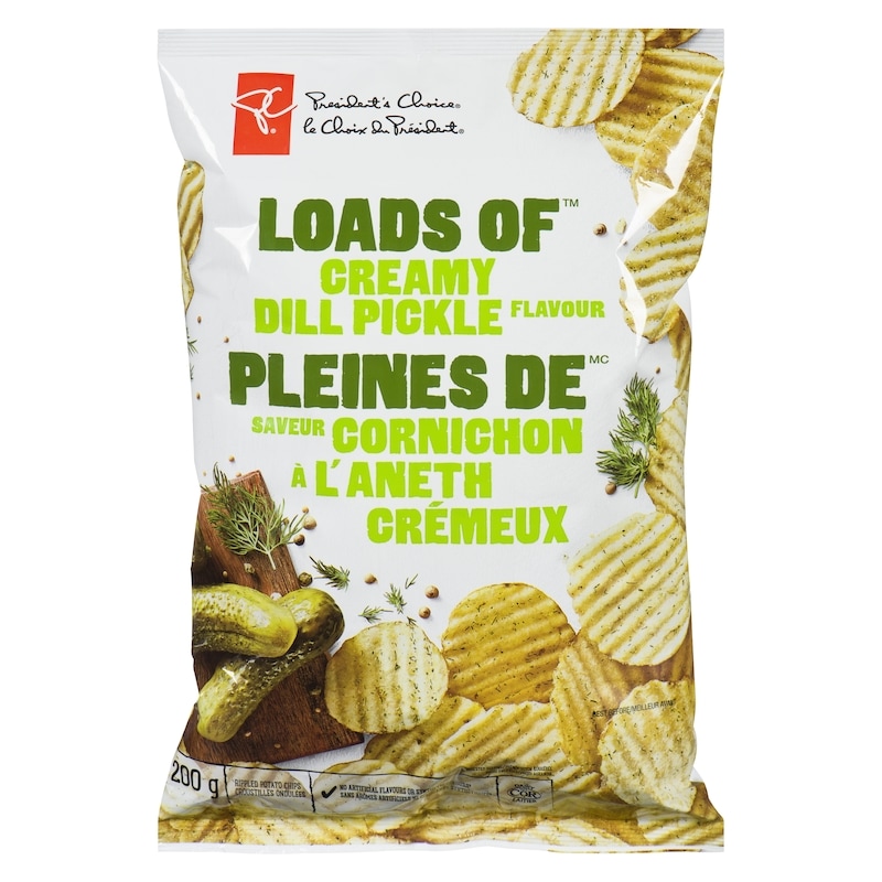 Loads Of Creamy Dill Pickle Rippled Potato Chips