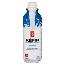 le Choix du Président Kéfir, lait fermenté probiotique 1 % M.G., nature 1 l, 0,48 $/100ml